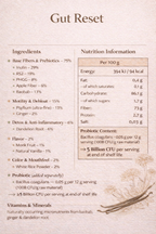 Gut Reset 500g - Daily Probiotic & Prebiotic Fiber Blend